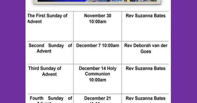 Advent & Christmas Services
