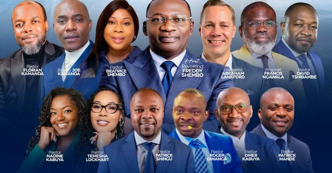 Preaching at Mont Carmel Church of God