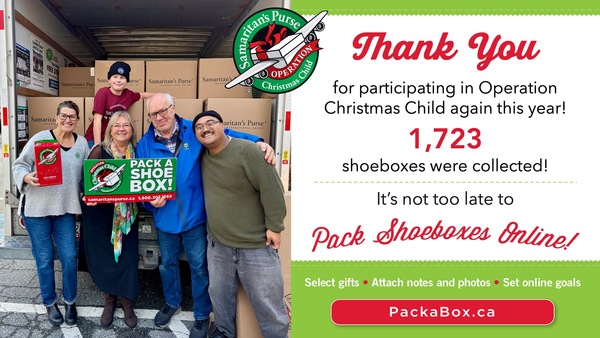 Operation Christmas Child 2025