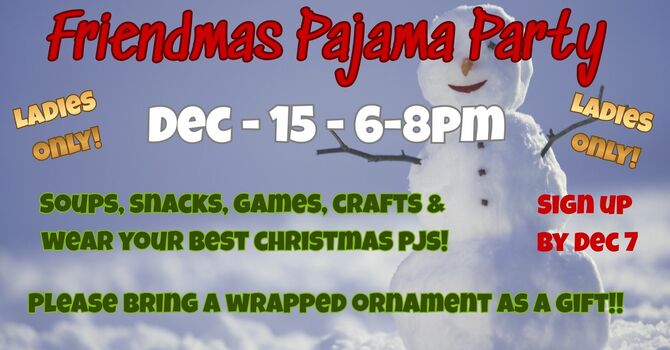 Friendmas Pajama Party