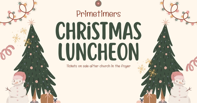 Primetimers Christmas Luncheon