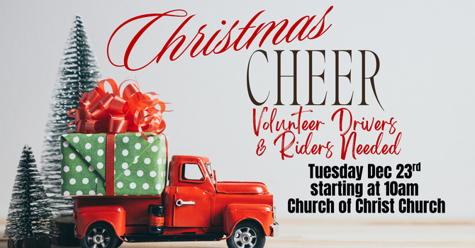 Christmas Cheer Delivery Day!