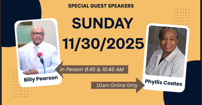 Upcoming Guest Speakers image
