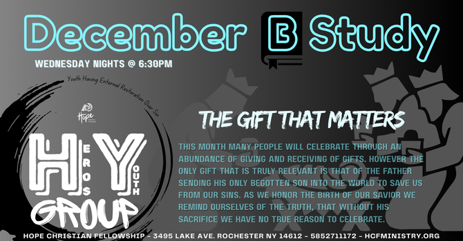 HEROs Youth Wednesday Evening Bible Study