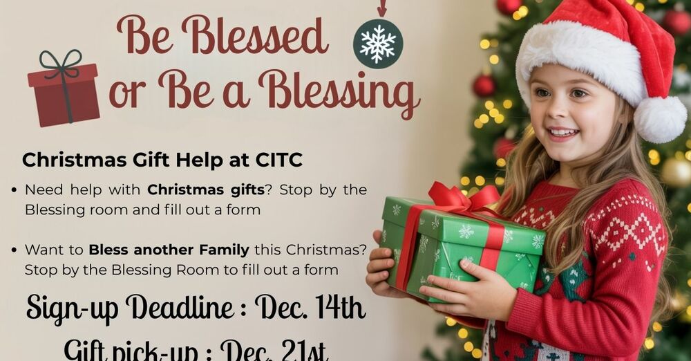 Be Blessed or Be a Blessing 