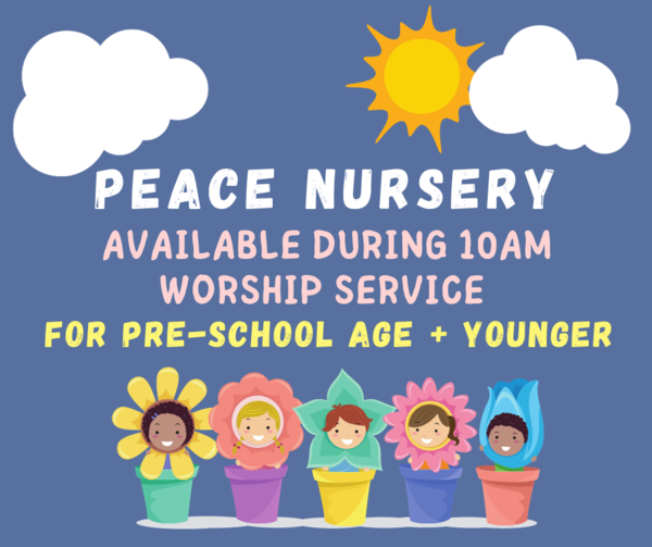 Peace Nursery for Pre-school age children and younger