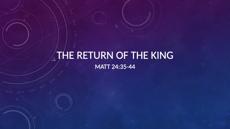 The return of the King