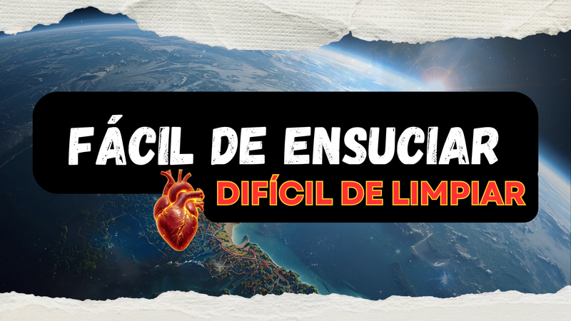 Fácil de ensuciar, difícil de limpiar