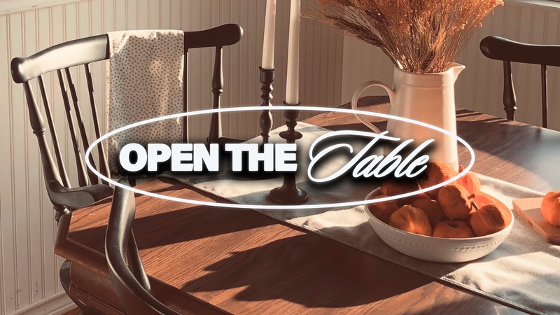 Open the Table