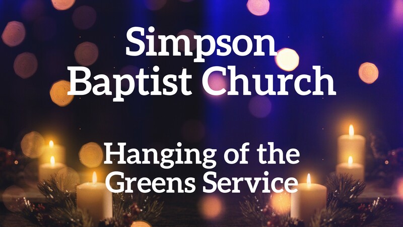 Hanging of the Greens Service