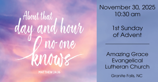 1st Sunday of Advent