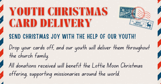 Youth Christmas Card Delivery image