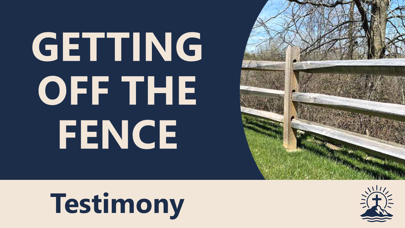 Getting Off the Fence