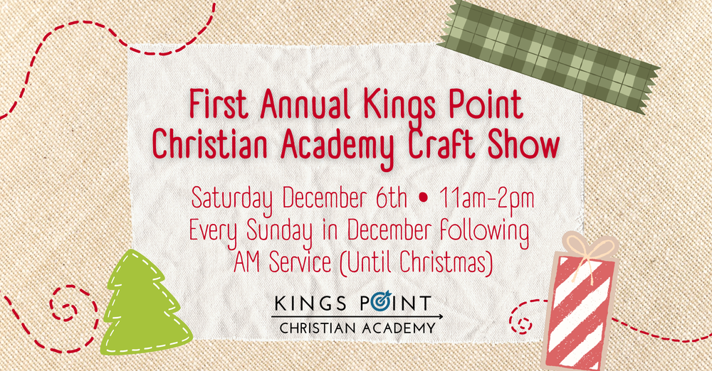 Kings Point Christian Academy Craft Sale