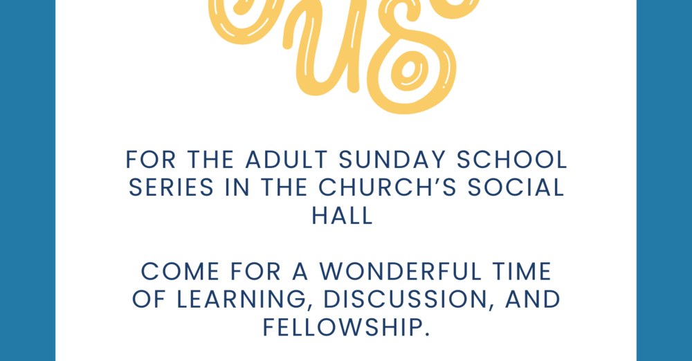 Adult Sunday School