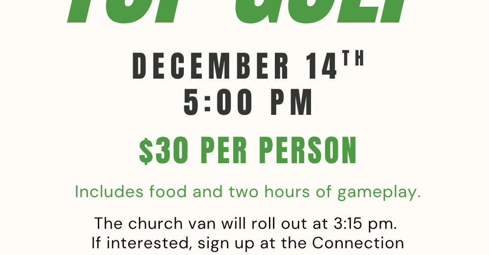 Men's Ministry Event