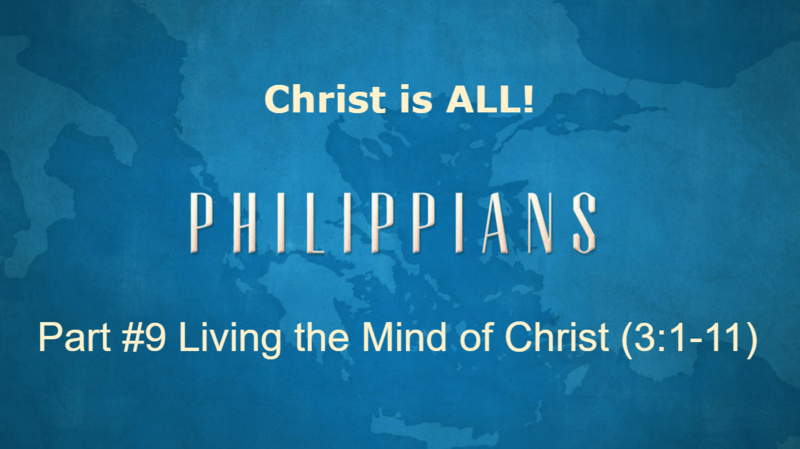 Living the Mind of Christ