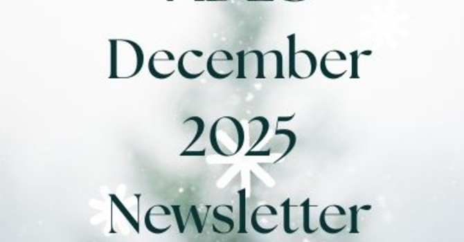 December 2025 Newsletter image