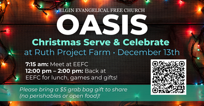 Oasis Christmas Serve & Celebrate