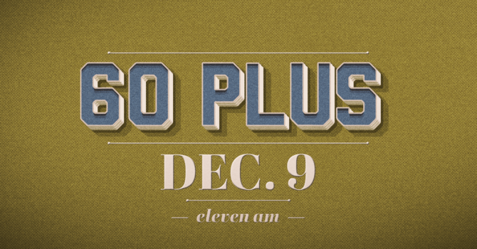 60 PLUS December Gathering