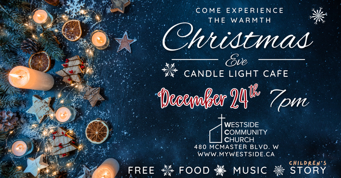Christmas Eve Candle Light Cafe
