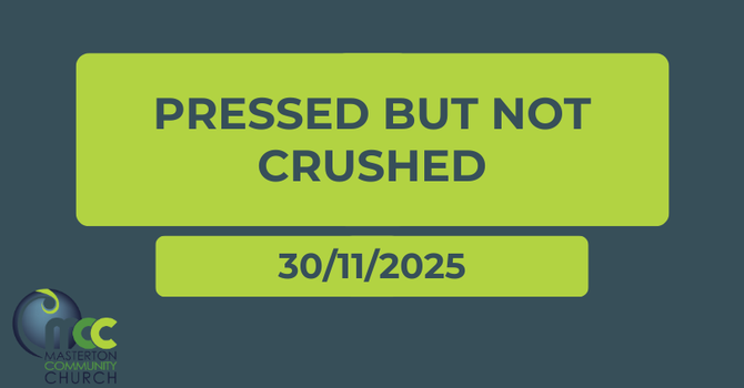 Pressed but not crushed 