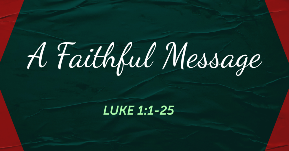 Luke 1:1-25