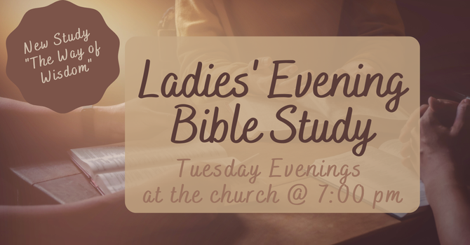 Ladies' Evening Bible Study