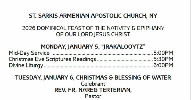 THE FEAST OF THE NATIVITY & EPIPHANY