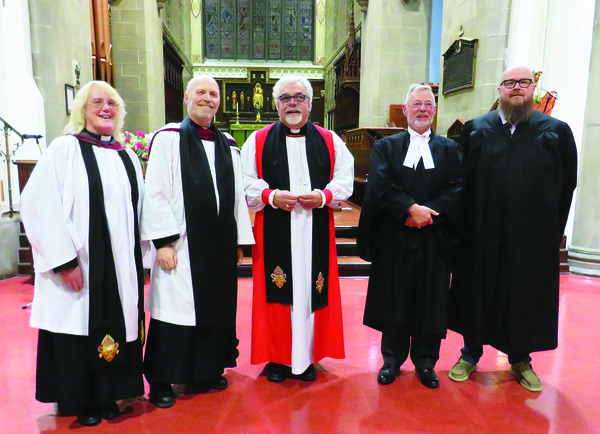 Canons installed, archdeacon collated in Cathedral service