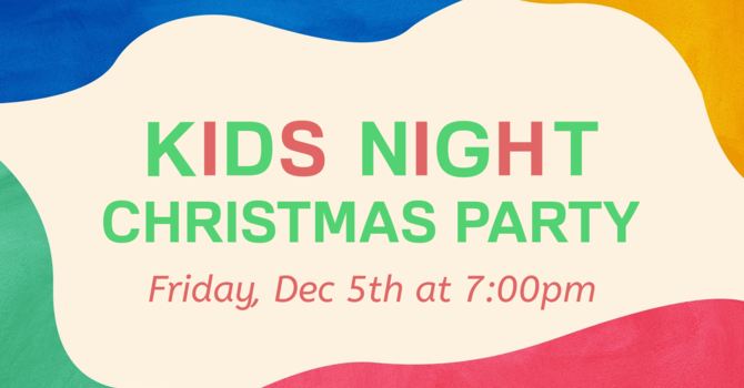 Kids and Youth Group Christmas Party