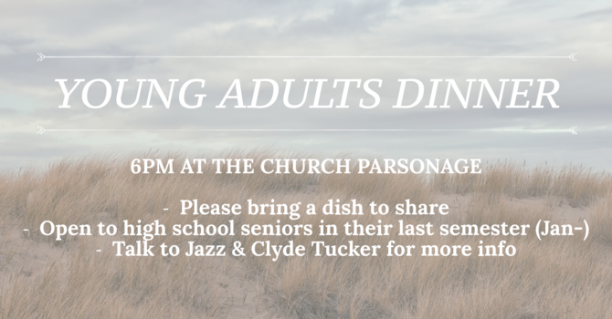 Young Adults Dinner