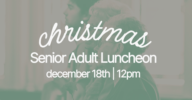 Christmas Senior Adult Luncheon