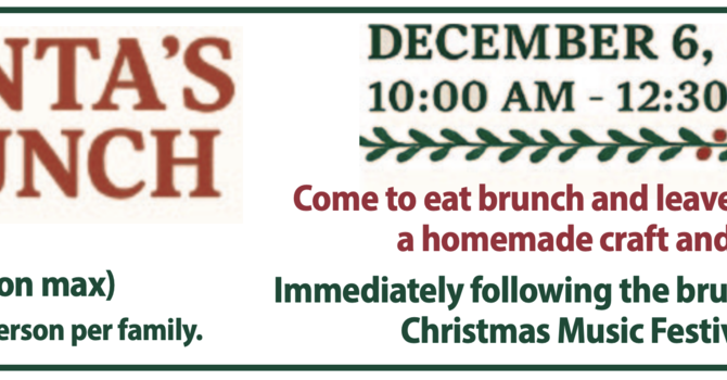 St. John's Lutheran Church Santa's Brunch