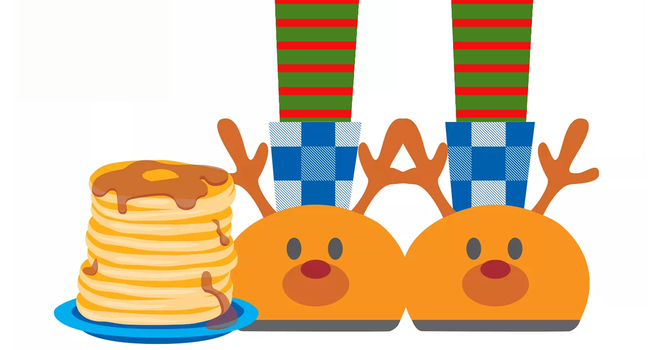 Pancakes in PJ's Party