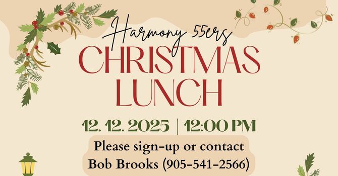 Harmony 55ers Christmas Luncheon