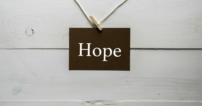 Advent Week One: Hope  image