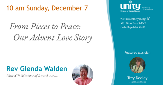 From Pieces to Peace:  Our Advent Love Story