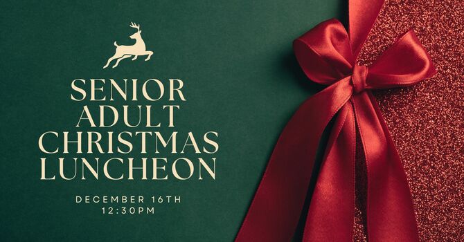 Senior Adult Christmas Luncheon