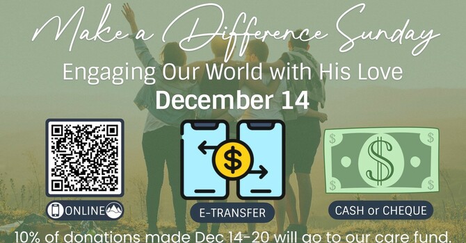 Make a Difference Sunday image
