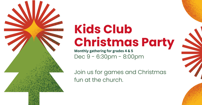 Kid Club Christmas Party