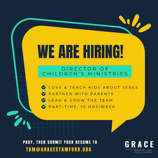 Children's Ministry Director Job Posting