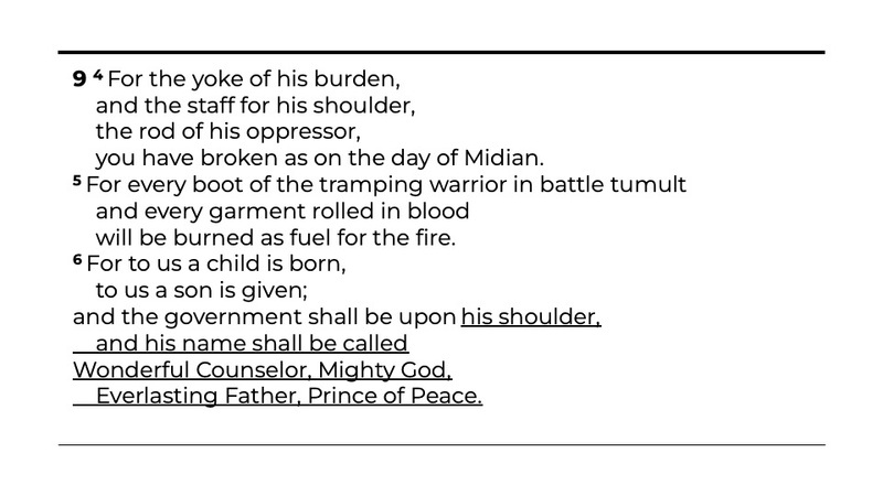 The Light King Cometh