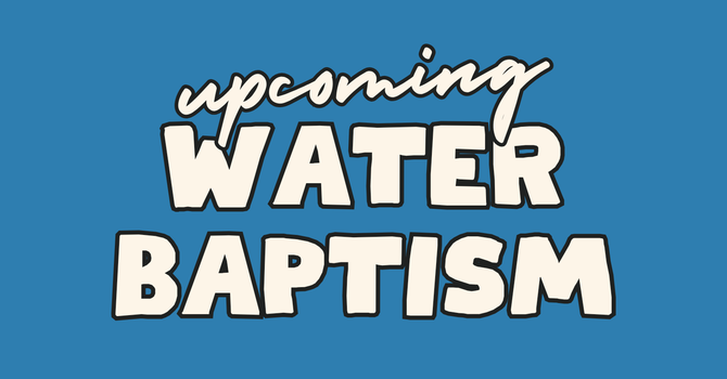 Baptism Sunday
