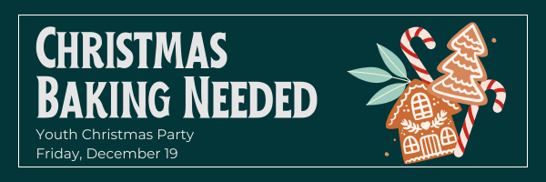 Baking for the Youth Christmas Party