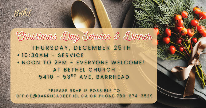 Christmas Day Service & Dinner