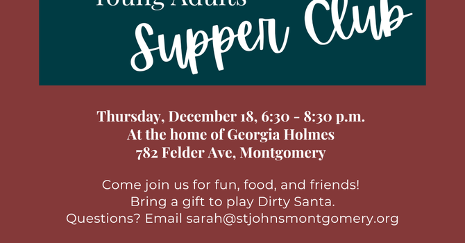 Young Adults Christmas Party