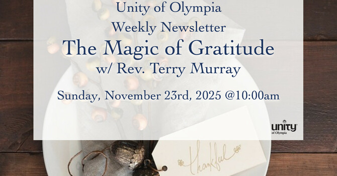 Newsletter: November 20th