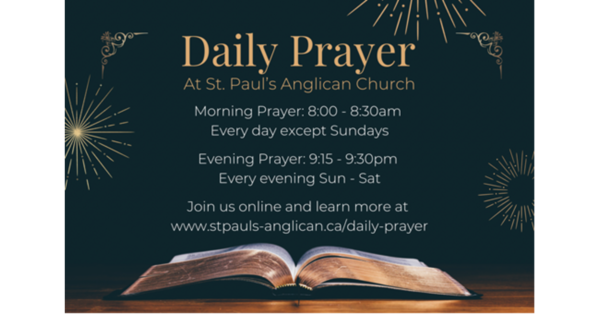 Daily Prayer at St. Paul's (Zoom)