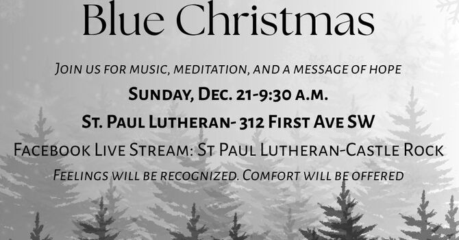 Blue Christmas Service